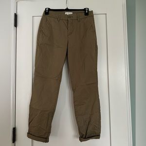 H&M Women’s Ankle Pants - Olive Green Size 2